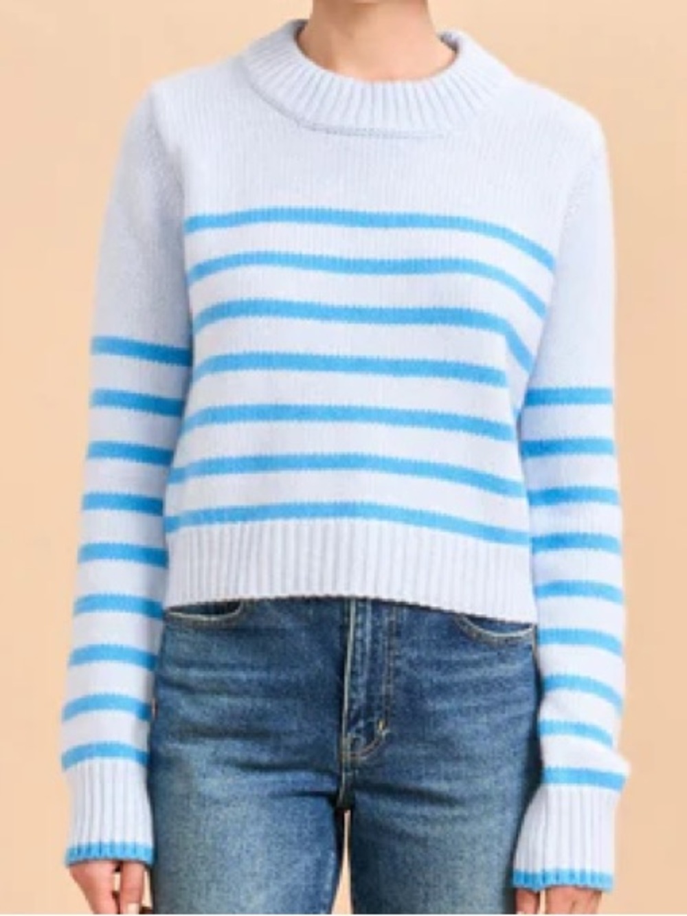 EUC La Ligne Mini Marin Sweater Blue Stripe